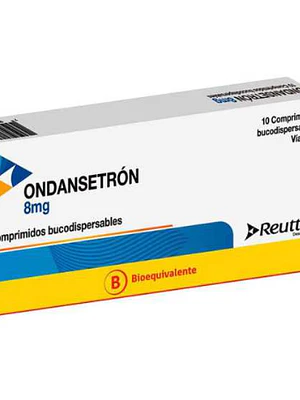 Ondansetrón (B) 8 mg 10 Comprimidos bucodispersables. Reutter 