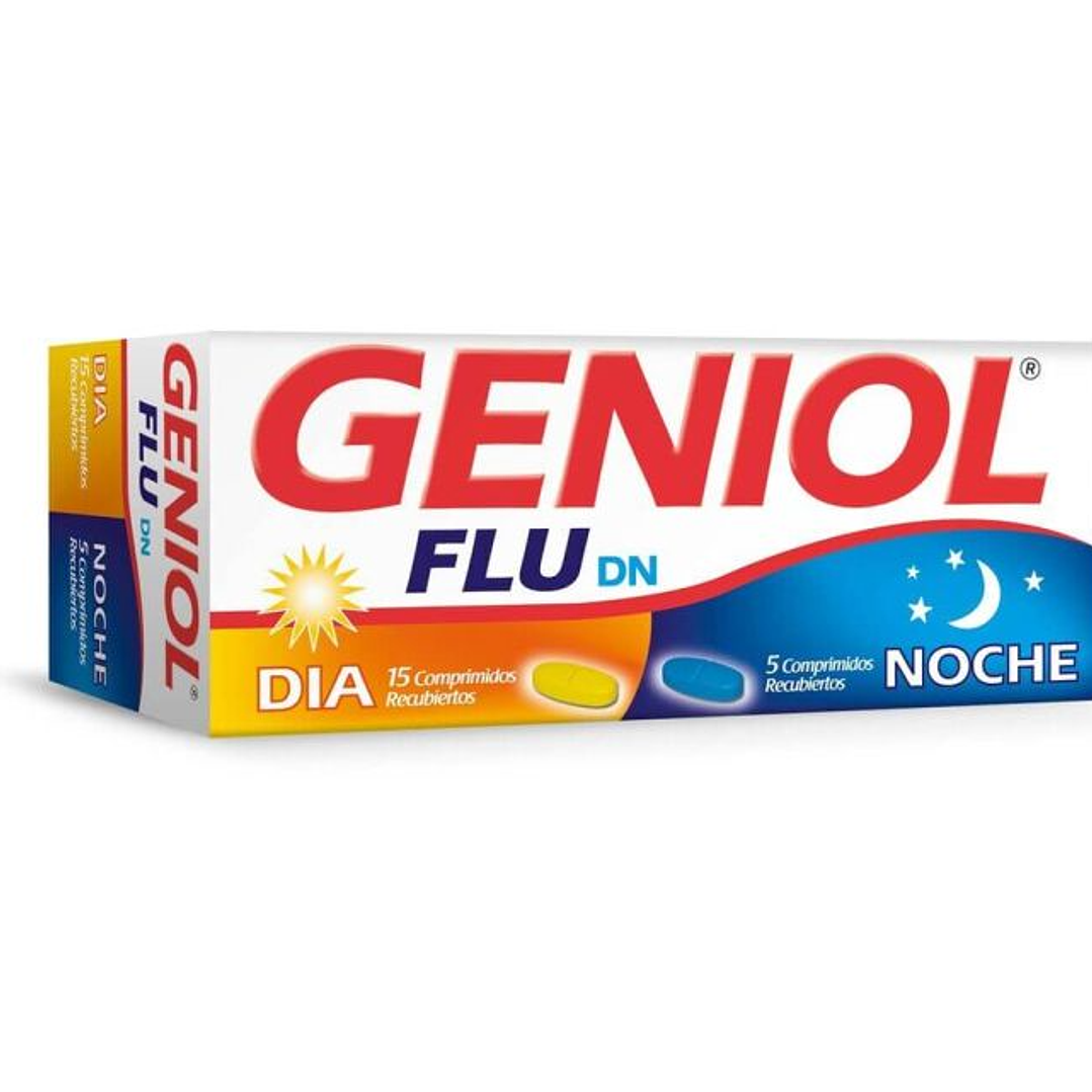 Geniol Flu DN  20 Comprimidos 15 día 5 noche. 1