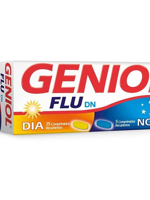 Geniol Flu DN  20 Comprimidos 15 día 5 noche.