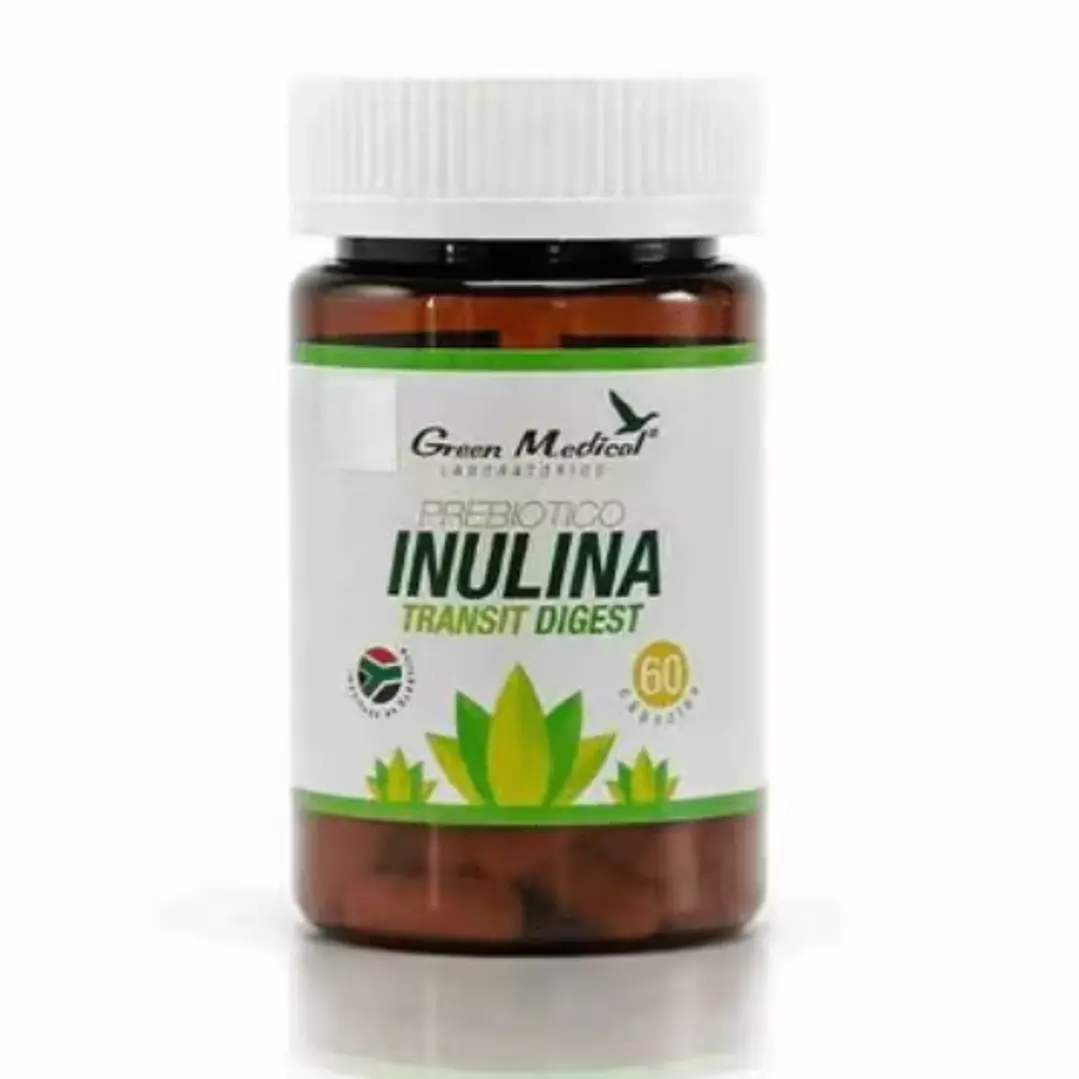 Inulina Prebiótico 60 Cápsulas. Green Medical 1