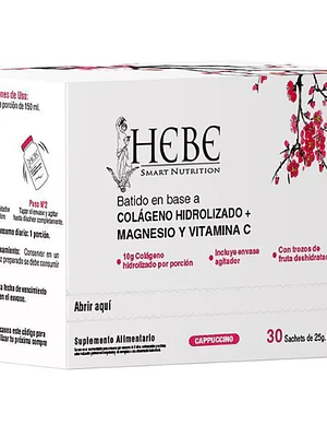 Hebe Batido de Colágeno hidrolizado Cappuccino 30 Sobres.