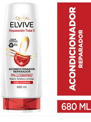 Elvive Acondicionador Reparación total 5 Cabello dañado 680 ml. L'oréal