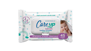 Toallitas húmedas Care Up con tapa 45 Unidades.