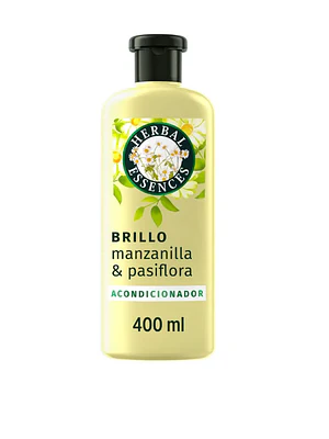 Herbal Essences Acondicionador Brillo manzanilla & pasiflora 400 ml.