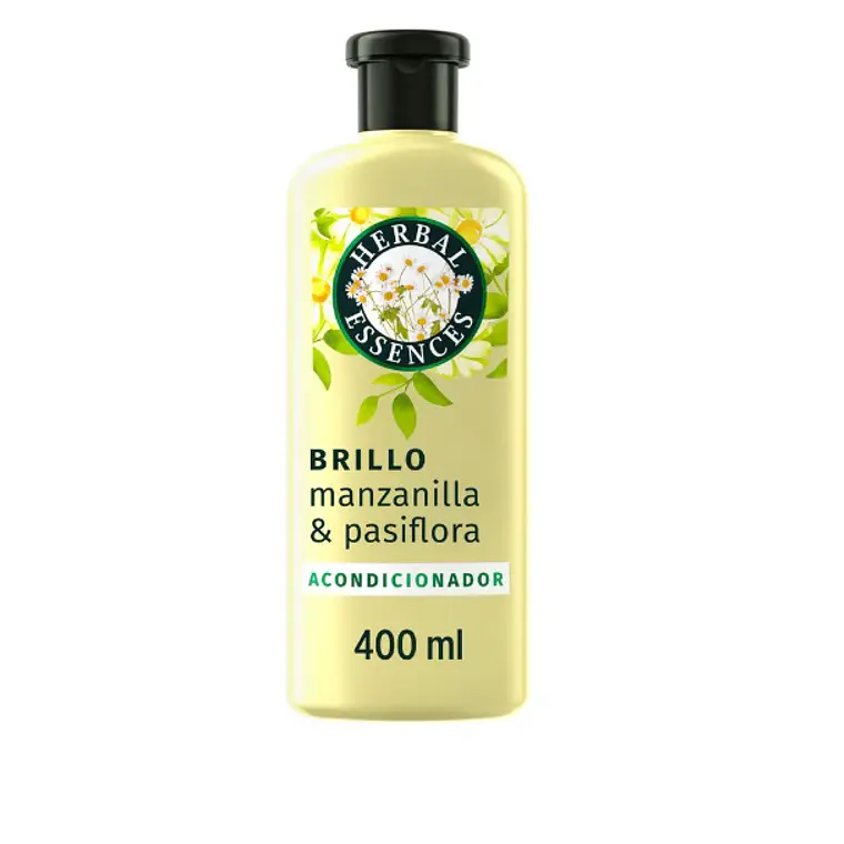 Herbal Essences Acondicionador Brillo manzanilla & pasiflora 400 ml. 1