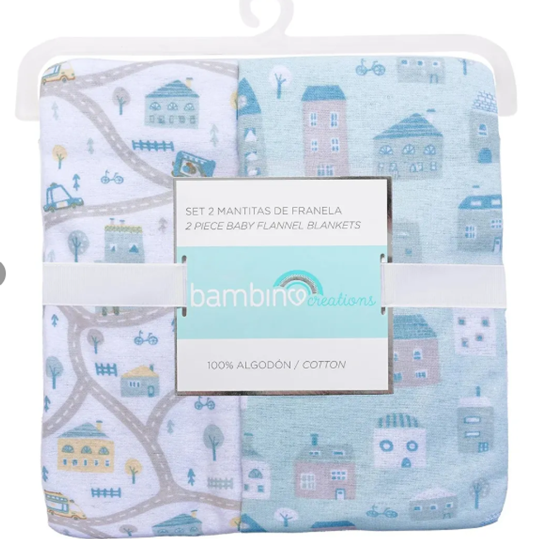 Bambino Mantita celeste 2 Unidades. 1