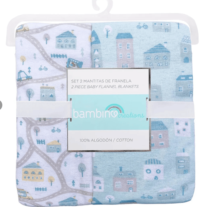Bambino Mantita celeste 2 Unidades. 1