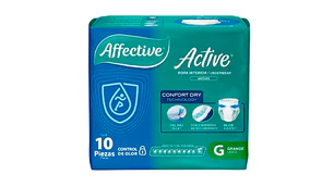 Ropa interior Unisex Affective Active G 10 Unidades.