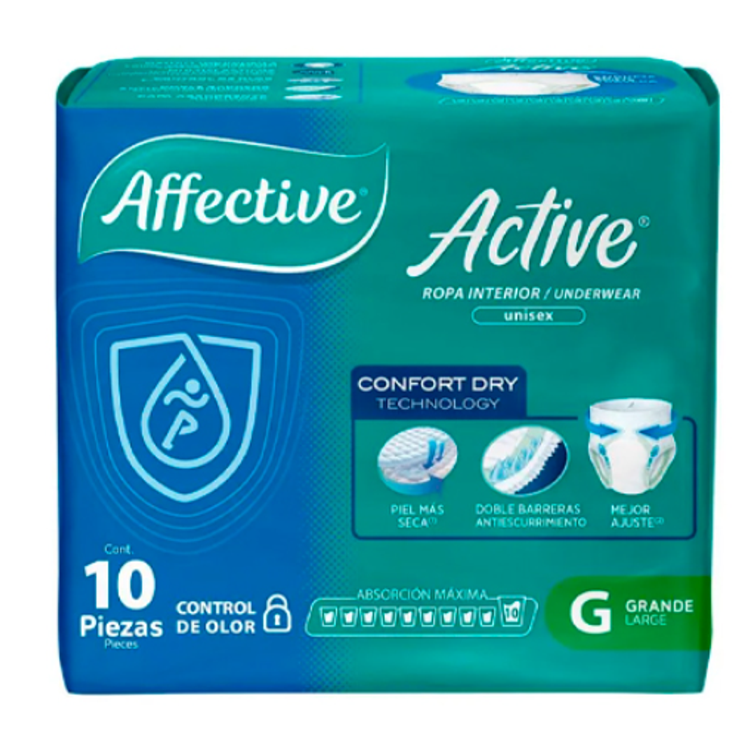 Ropa interior Unisex Affective Active G 10 Unidades. 1