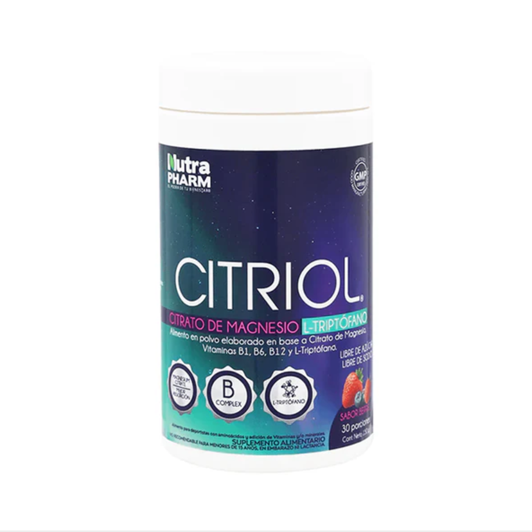 Citriol L-triptofano Sabor berries 150 g. Nutra Pharm 1