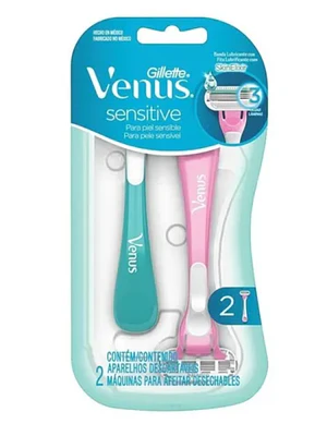 Gillette Venus Simply 3 Sensitive Maquina de afeitar femenina 4 Unidades.
