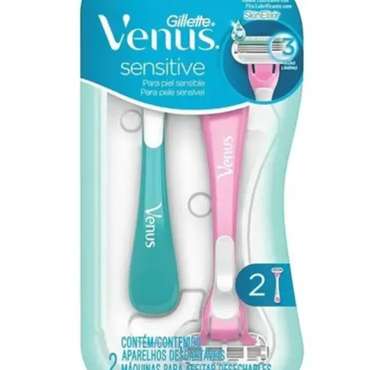 Gillette Venus Simply 3 Sensitive Maquina de afeitar femenina 4 Unidades. 1