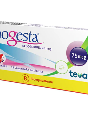 Nogesta (B) Desogestrel 75 mcg  28 Comprimidos recubiertos.