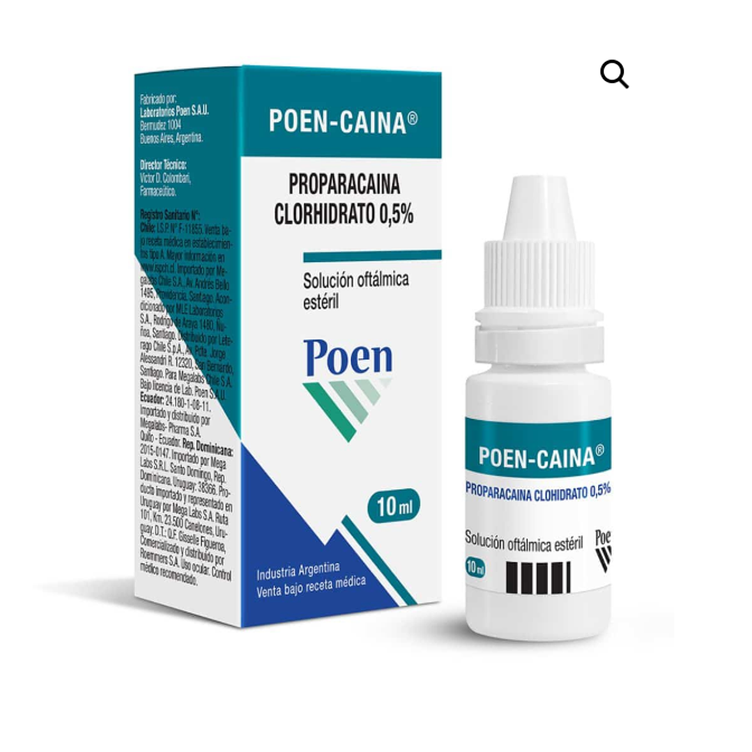 Poen-Caina Proparacaina 0,5 % Solución oftálmica 10 ml. 1