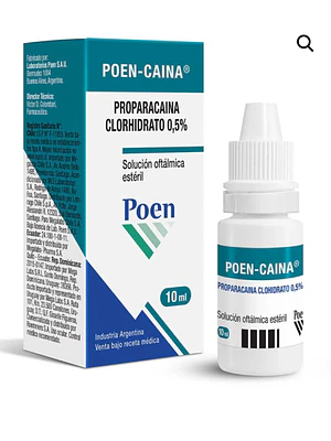 Poen-Caina Proparacaina 0,5 % Solución oftálmica 10 ml.