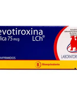 Levotiroxina (B) 75 mcg  56 Comprimidos.