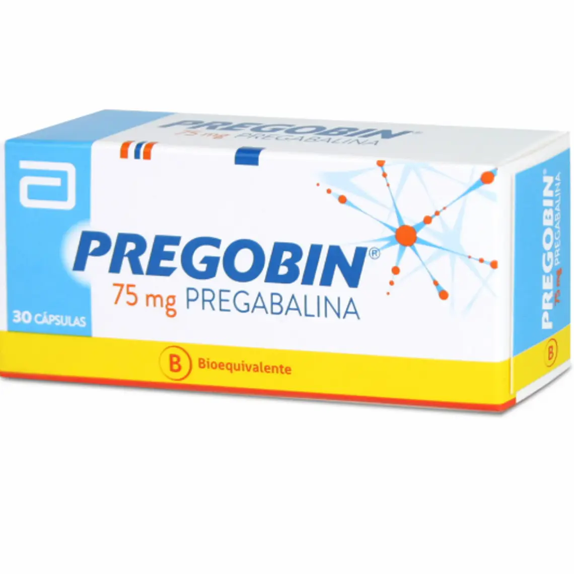 Pregobin (B) Pregabalina 75 mg 30 Cápsulas. 1