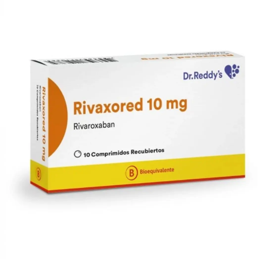 Rivaxored (B)  Rivaroxabán 10 mg 10 Comprimidos recubiertos. 1