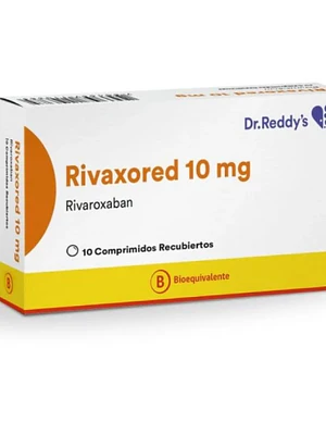 Rivaxored (B)  Rivaroxabán 10 mg 10 Comprimidos recubiertos.