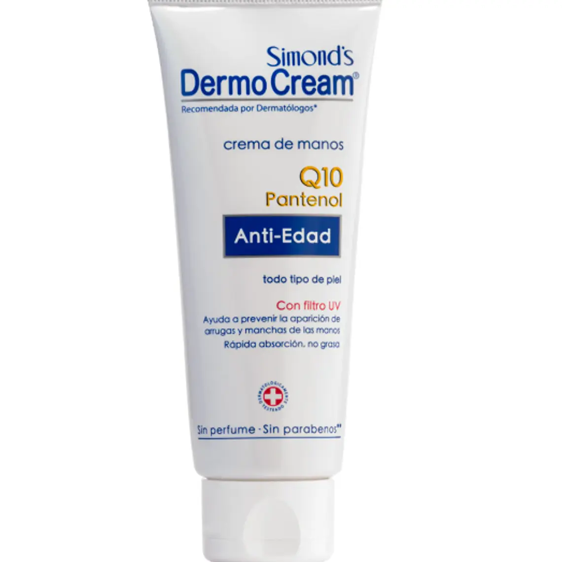 Dermo Cream Crema de manos Q10 Pantenol Anti-edad 80 g. Simond's 1