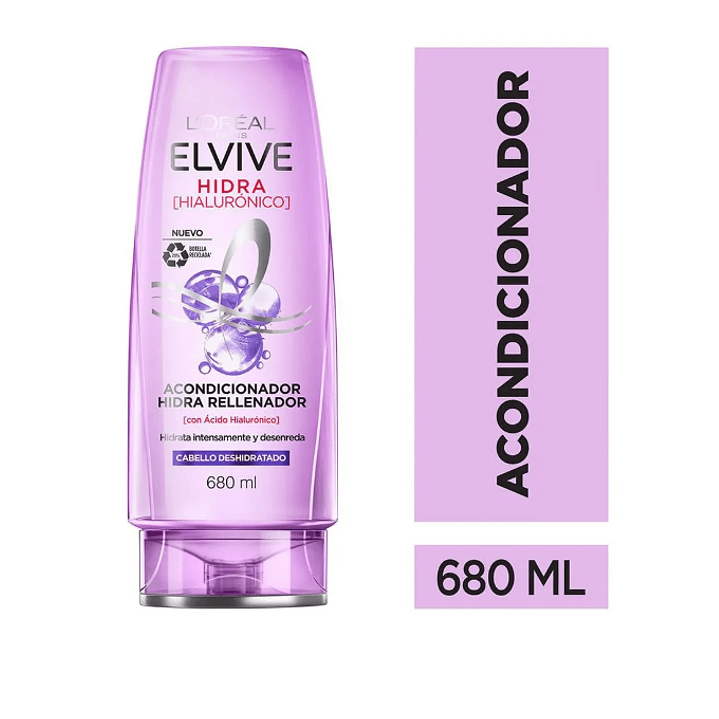 Elvive Acondicionador Hidra hialurónico 690 ml. L'oréal 1