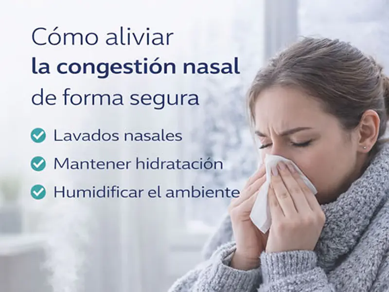 Cómo aliviar la congestión nasal de forma segura