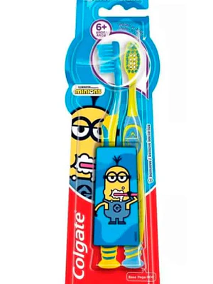 Cepillos dentales Colgate Smiles Minions 2 Unidades.