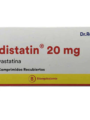 Redistatin (B) Rosuvastatina 20 mg 30 Comprimidos.