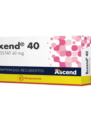 Buxend (B) Febuxostat 40 mg 30 Comprimidos recubiertos.