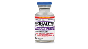 Labetalol clorhidrato Solución inyectable 100 mg/ 20 ml.
