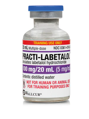Labetalol clorhidrato Solución inyectable 100 mg/ 20 ml.