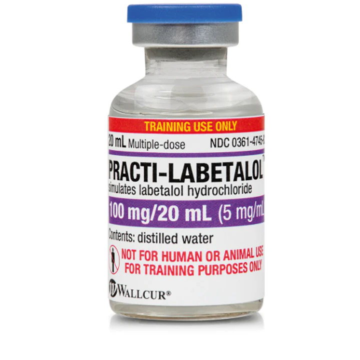 Labetalol clorhidrato Solución inyectable 100 mg/ 20 ml. 1