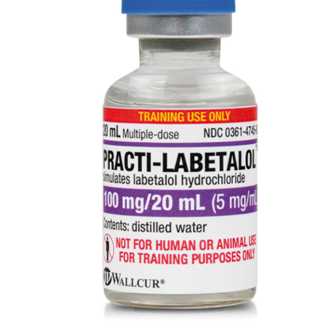Labetalol 100 mg Solución inyectable 5 Ampollas 20 ml.  1