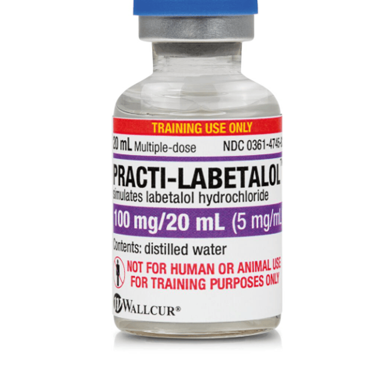 Labetalol 100 mg Solución inyectable 5 Ampollas 20 ml.  1