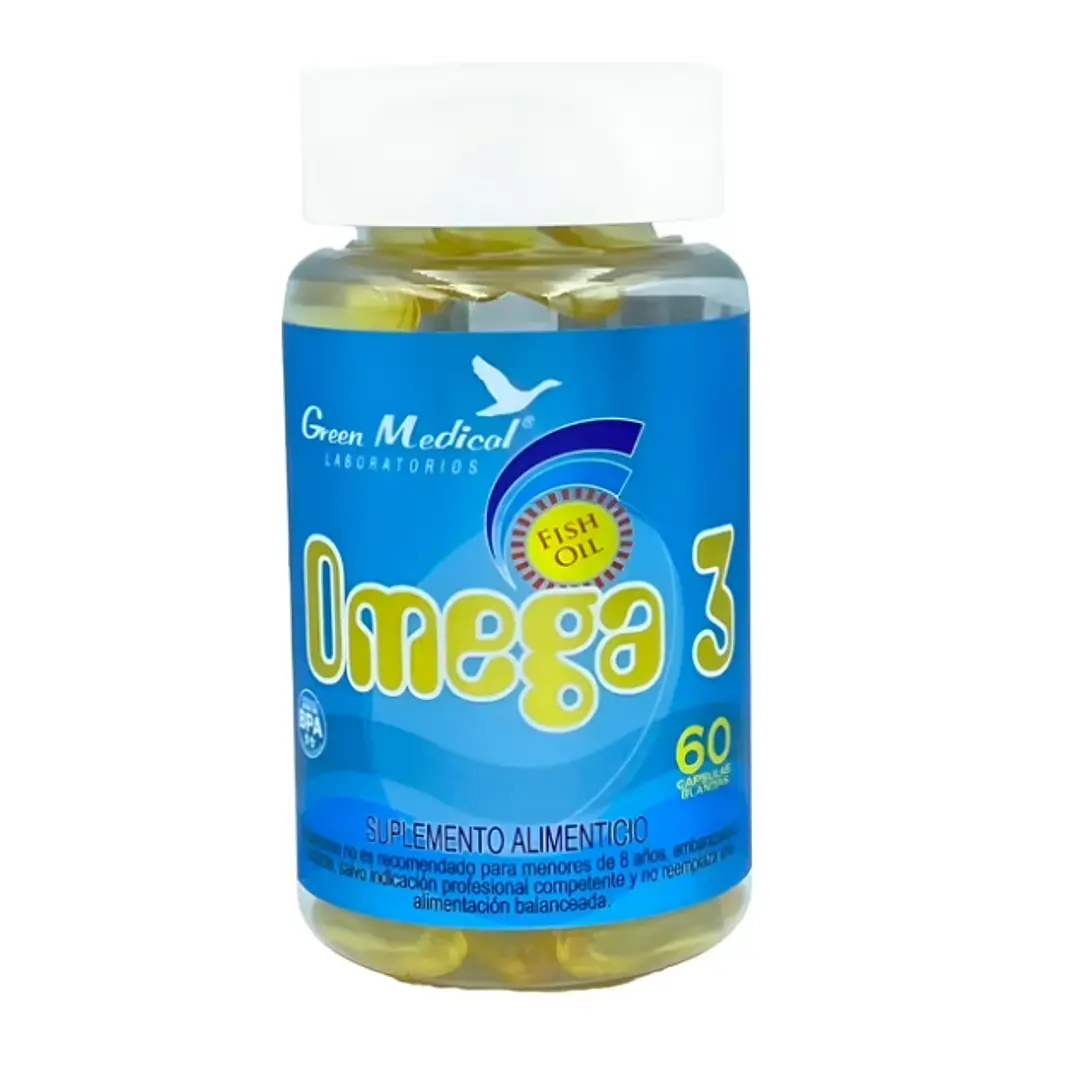 Omega 3, 60 Cápsulas blandas. Green Medical 1
