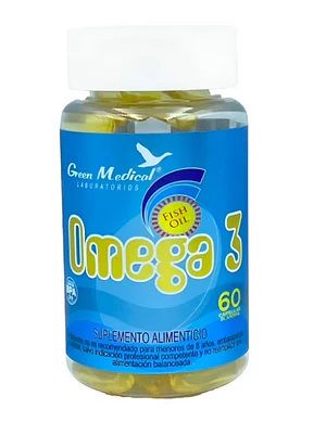 Omega 3, 60 Cápsulas blandas. Green Medical