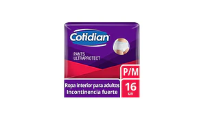 Cotidian Pants Ultraprotec P/M 16 Unidades.