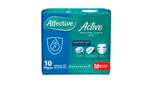 Affective Active Ropa interior Talla M 10 Unidades.