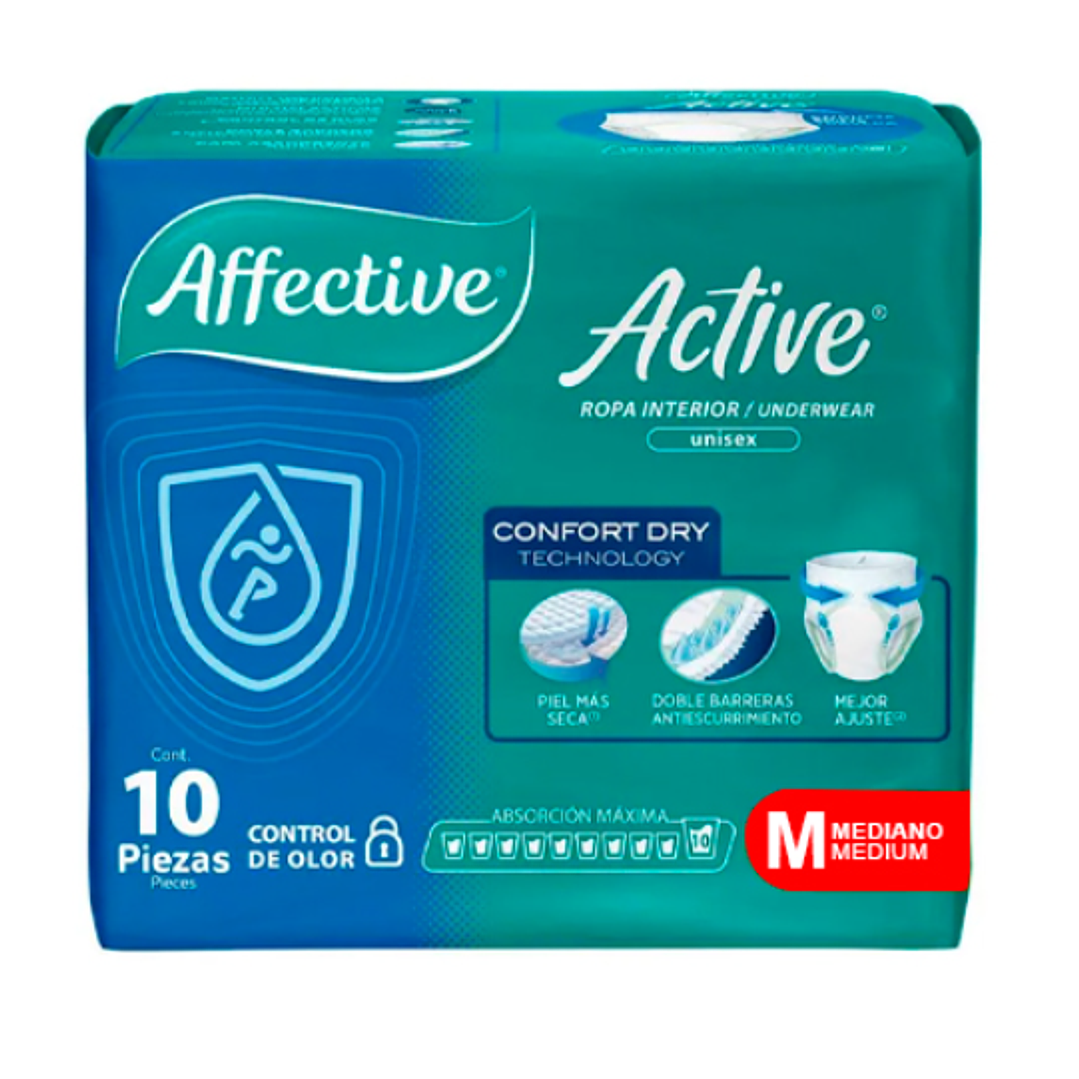 Affective Active Ropa interior Talla M 10 Unidades. 1