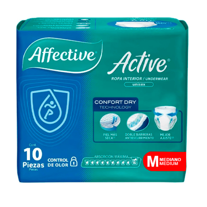 Affective Active Ropa interior Talla M 10 Unidades. 1