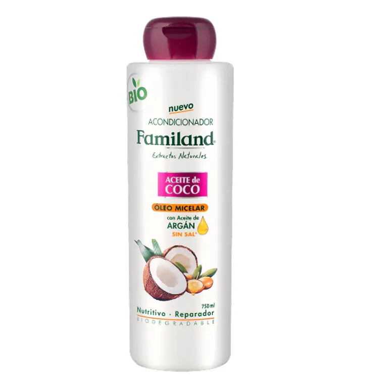 Familand acondicionador Aceite de coco-argán 750 ml. 1