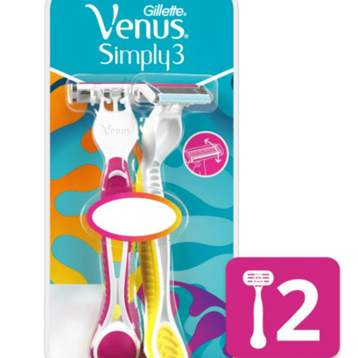 Gillette Venus Máquina de afeitar femenina Simply  2 Unidades. 1
