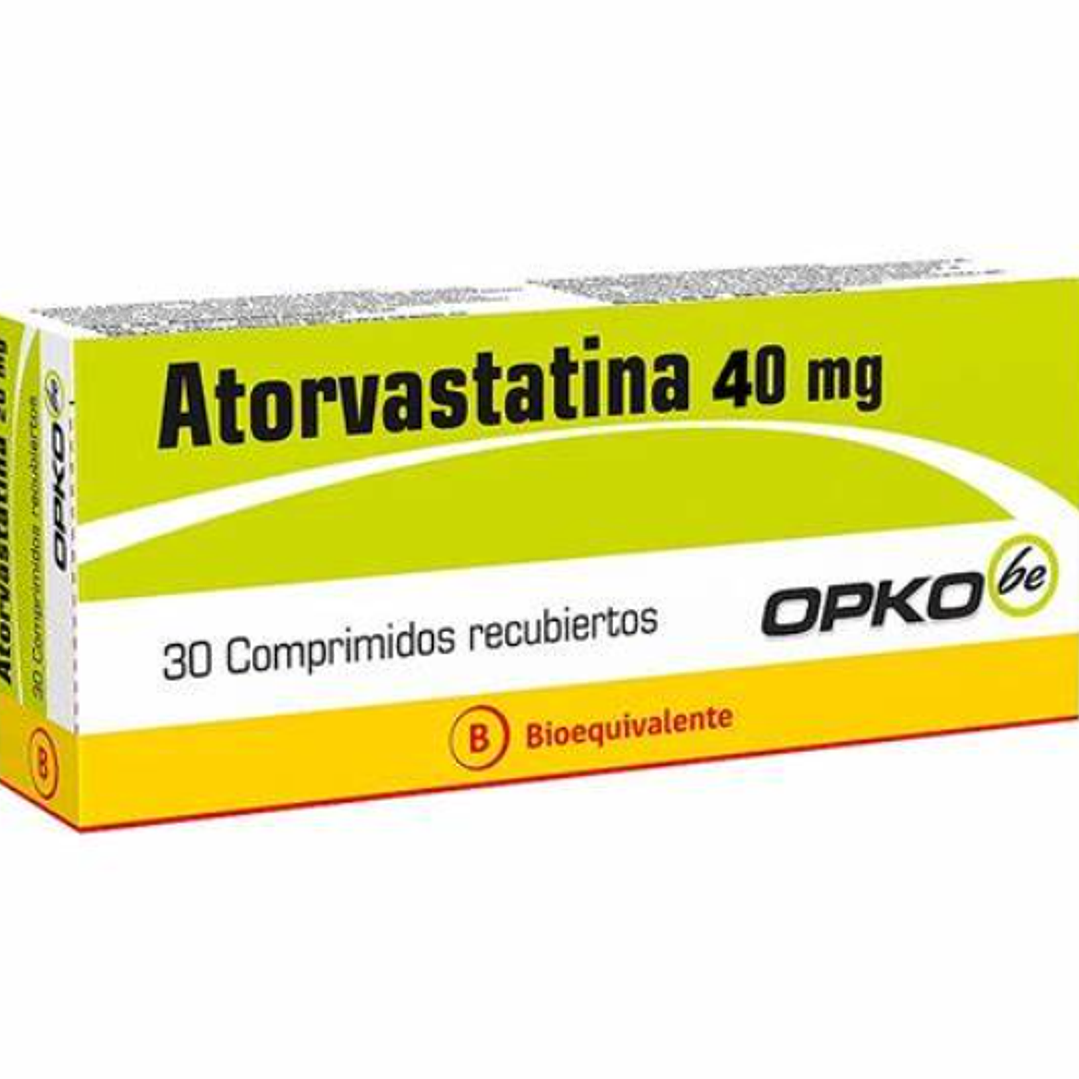 Atorvastatina (B) 40 mg 30 Comprimidos. Opko 1