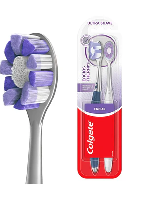 Cepillo dental Colgate Encías therapy Suave 2 Unidades.