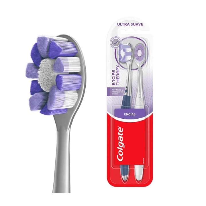 Cepillo dental Colgate Encías therapy Suave 2 Unidades. 1