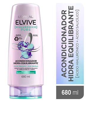 Elvive Acondicionador Hialurónico Pure 680 ml. L'oréal