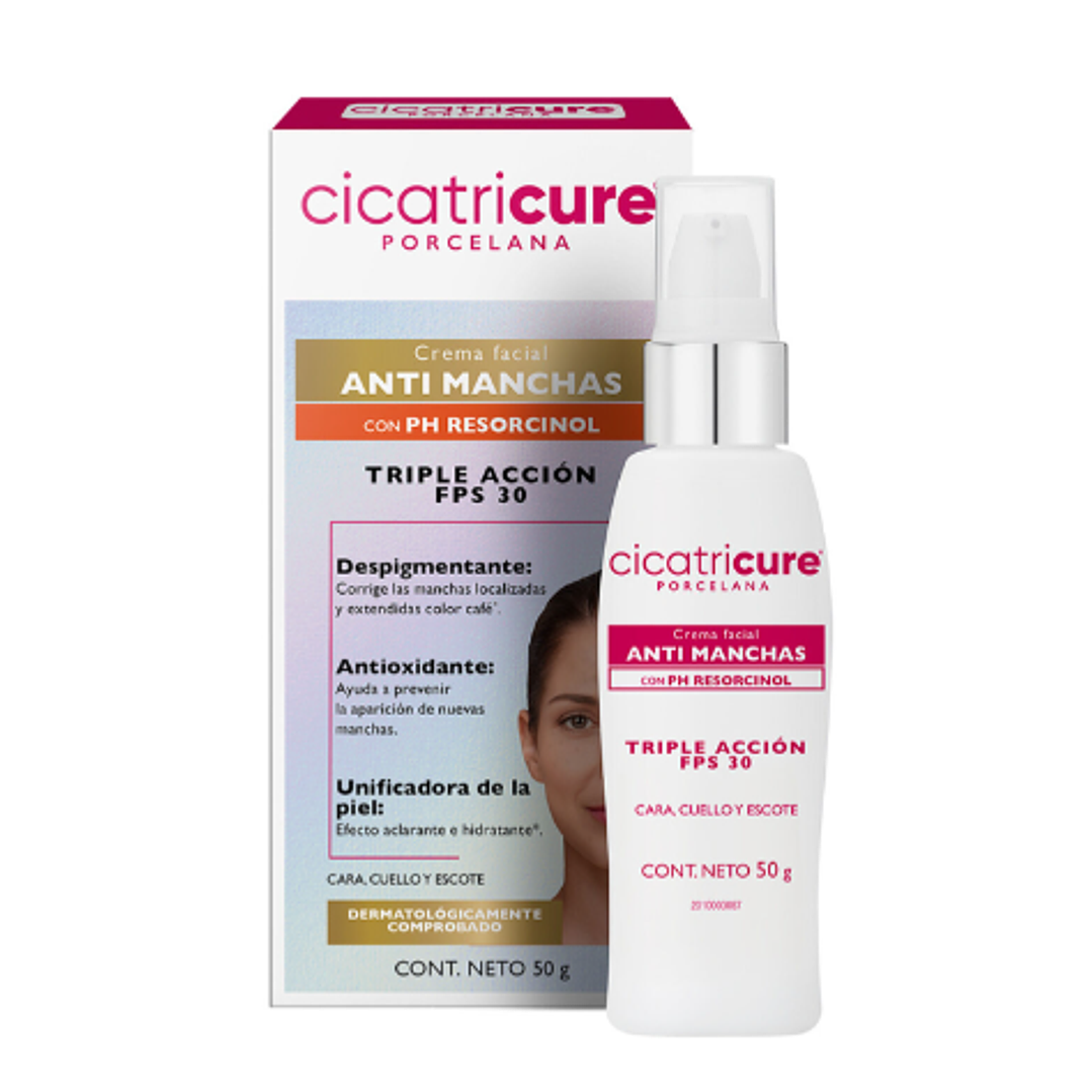 Cicatricure Porcelana Crema FPS 30 Antimanchas  50 g.  1