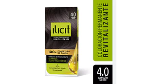 Tinte para el cabello Ilicit Revitalizante 4.0 castaño medio.