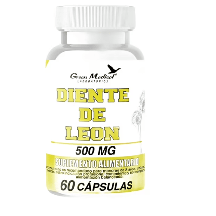 Diente de León 500 mg 60 Capsulas. Green Medical 1