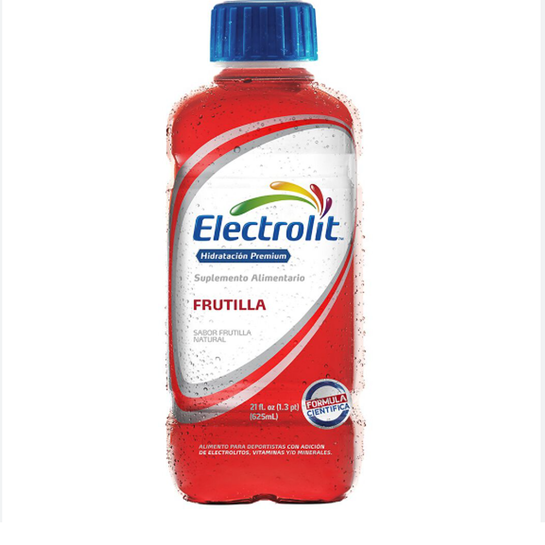 Electrolit Bebida hidratante Sabor frutilla 625  ml. 1
